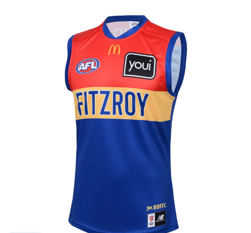 Brisbane Lions 2025 Mens Training Guernsey - Fitzroy