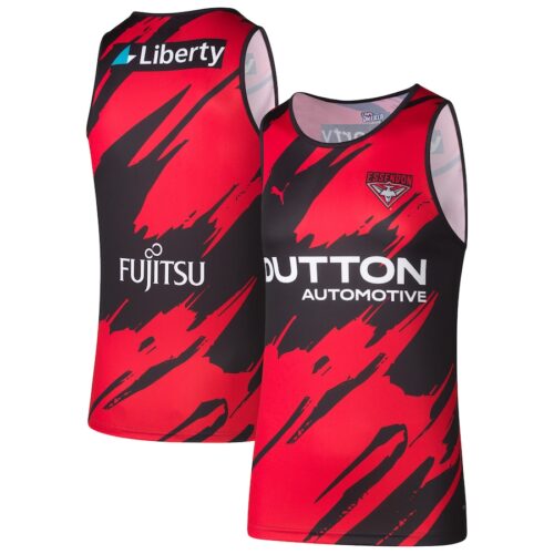 Essendon Bombers 2025 Mens Training Singlet