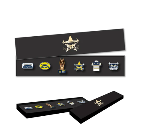 North Queensland Cowboys Pin Badge Collectors Set - Evolution
