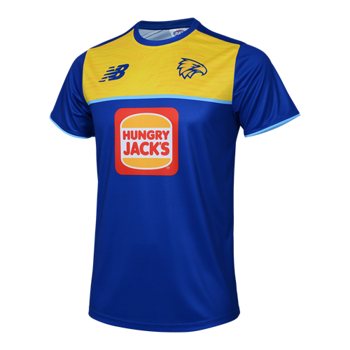 West Coast Eagles 2025 Mens Training Tee