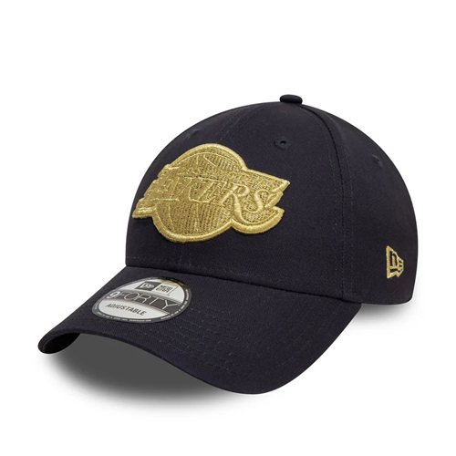 Los Angeles Lakers 9Forty Metallic Navy Cap