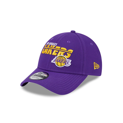 Los Angeles Lakers 9Forty Strike Through Cap