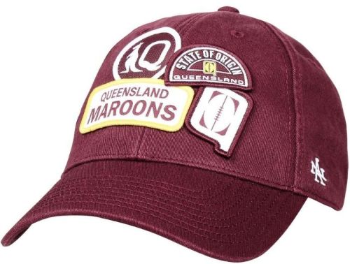 QLD Maroons 2025 Retro Badge Iconic Cap
