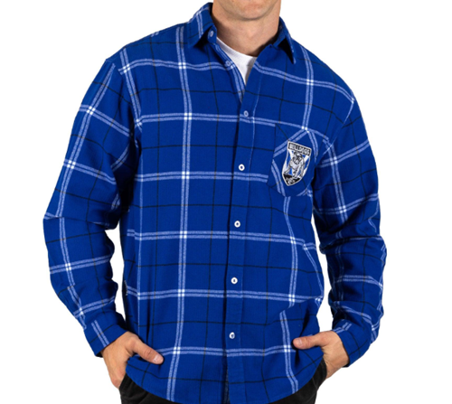 Canterbury Mens Flannel Shirt - Mustang