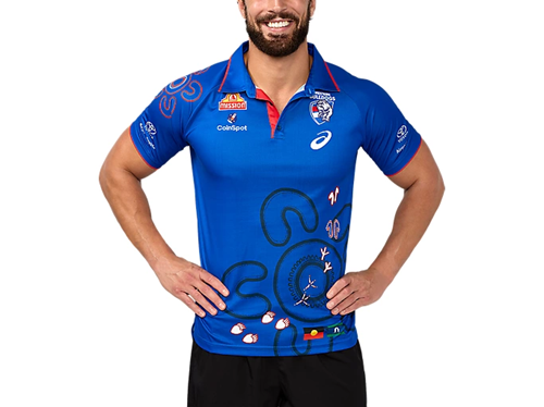Western Bulldogs 2025 Mens First Nations Polo