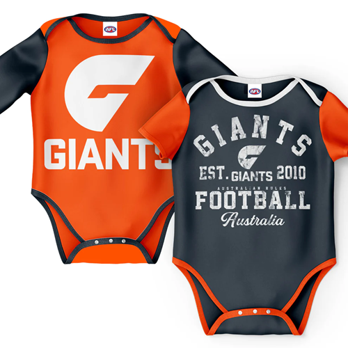 GWS Giants 2PC Bodysuit Gift Pack