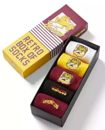 Brisbane Broncos Retro Box Of Socks